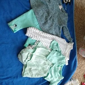 Infant newborn girl bundle sets
